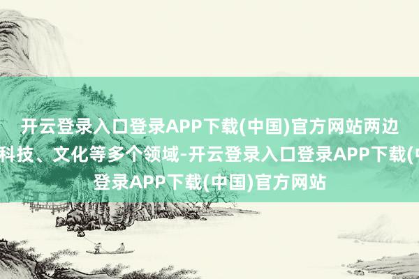 开云登录入口登录APP下载(中国)官方网站两边将围绕航空、科技、文化等多个领域-开云登录入口登录APP下载(中国)官方网站