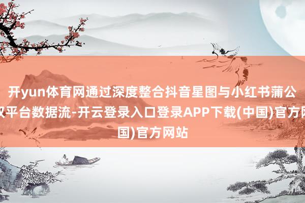 开yun体育网通过深度整合抖音星图与小红书蒲公英双平台数据流-开云登录入口登录APP下载(中国)官方网站