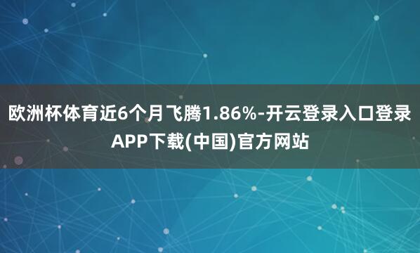 欧洲杯体育近6个月飞腾1.86%-开云登录入口登录APP下载(中国)官方网站